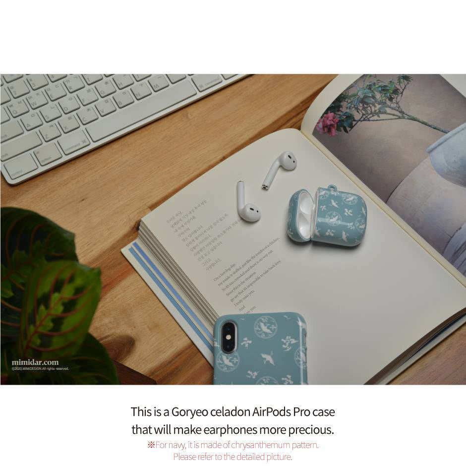 Korean Traditional Pattern Goryeo Celadon Airpods Case Accessories