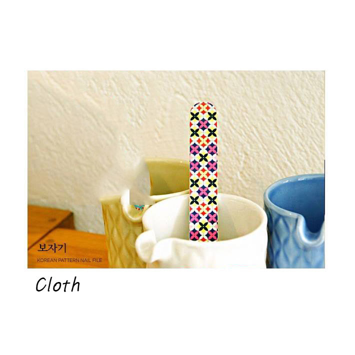 Korean traditional Pattern Nail File Beauty Tools Hand care Womens