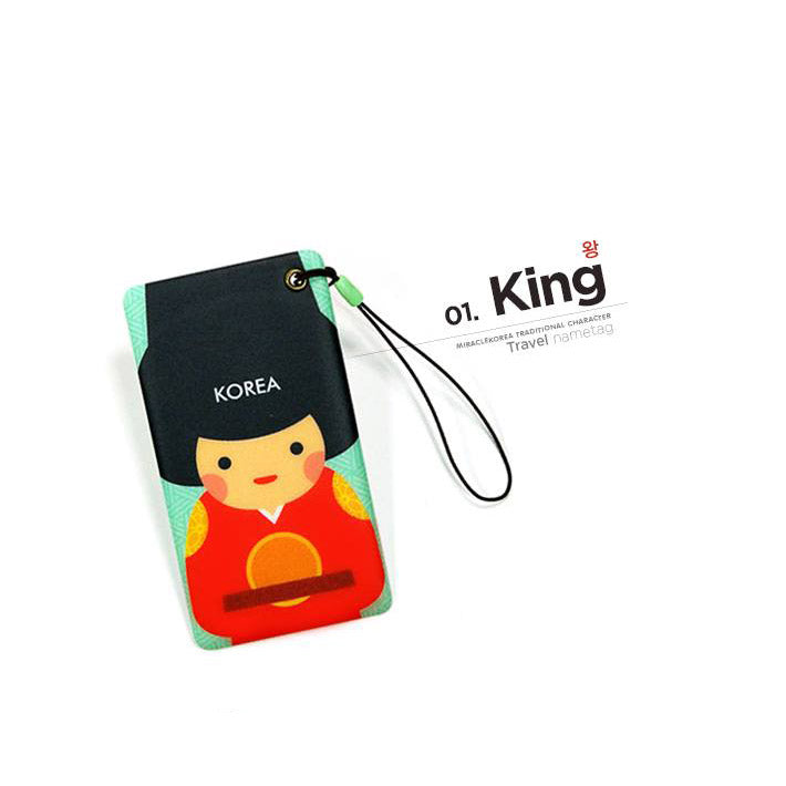 Korean Traditional Character Name Tag Traveling Suit Case Luggage