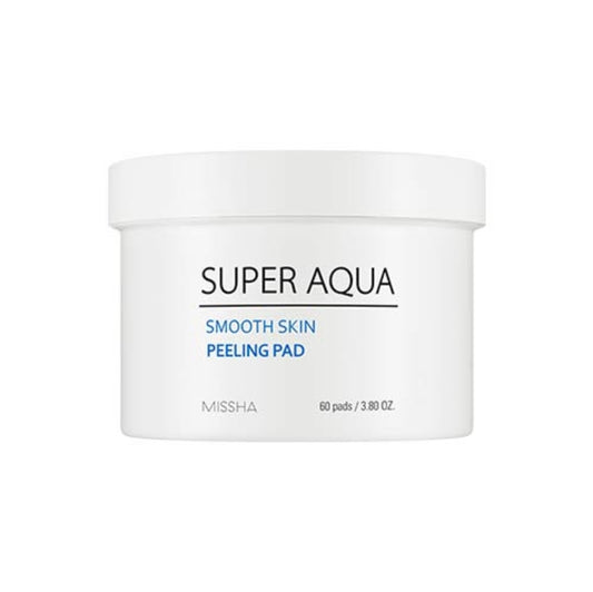 MISSHA SUPER AQUA SMOOTH SKIN PEELING PAD Korean Womens Skincare Face