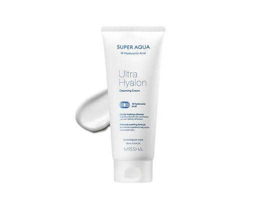 MISSHA SUPER AQUA ULTRA HYALRON CLEANSING CREAM 200ml Skincare Womens