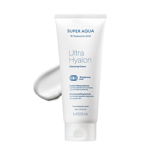 MISSHA SUPER AQUA ULTRA HYALRON CLEANSING CREAM 200ML Korean Skincare