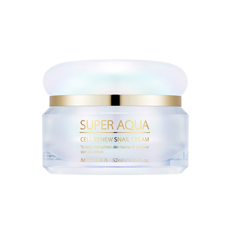 MISSHA SUPER AQUA CELL RENEW SNAIL CREAM 52ml Korean Skincare Cosmetic