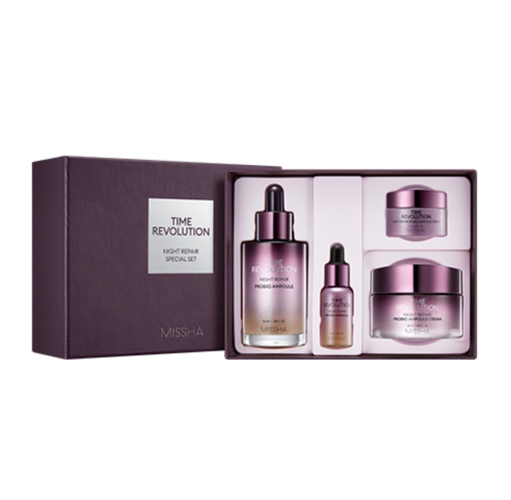 MISSHA TIME REVOLUTION NIGHT REPAIR SPECIAL SET Korean Skincare Face