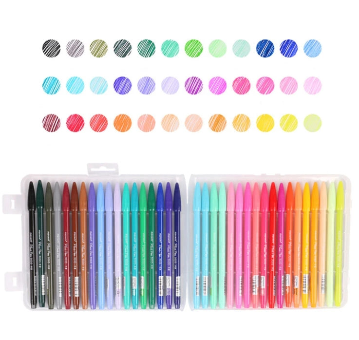 Monami Plus Pen 3000 36 Color Set Fiber Pen Writing Instruments Pens