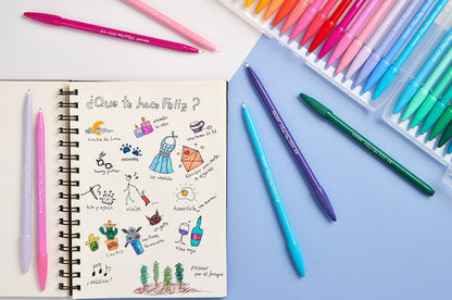 Monami Plus Pen 3000 36 Color Set Fiber Pen Writing Instruments Pens