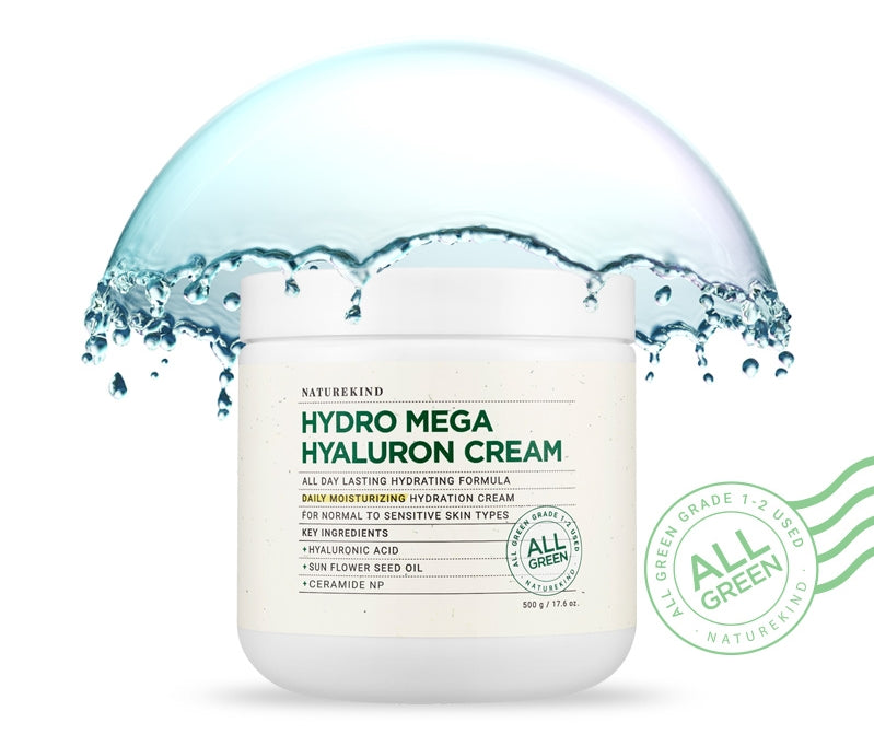 NATUREKIND HYDRO MEGA HYALURON CREAM 500g Korean Skincare Cosmetins