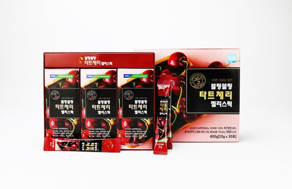NH Blingbling Tart Cherry Jelly Stick 30p Health Supplements Fatigue Vitamin Red Ginseng