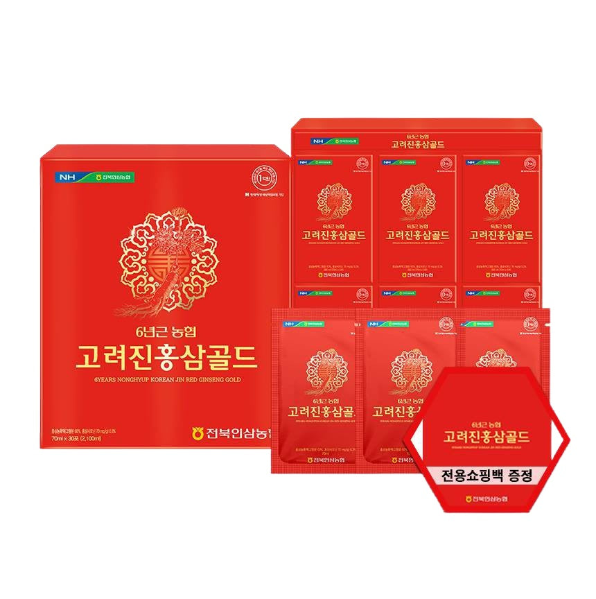 NONG HYUP 6years Korean Jin Red Ginseng Gold Health supplements