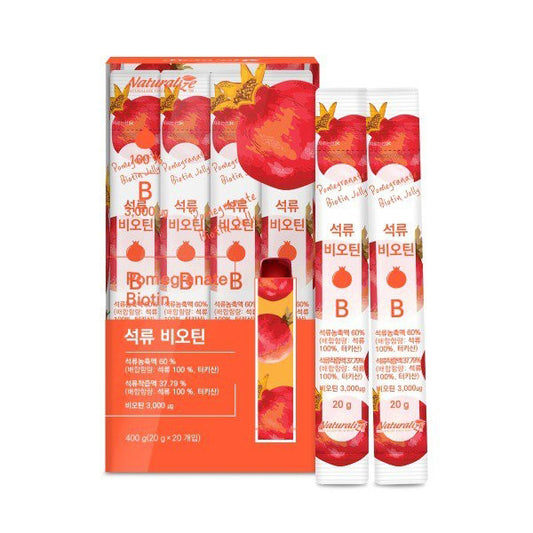 Naturalize Pomegranate Biotin Skin Inner Beauty Health Foods Hair loss