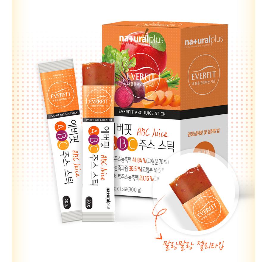 Natural Plus Ever fit ABC Juice Sticks Health supplement food Vitamin