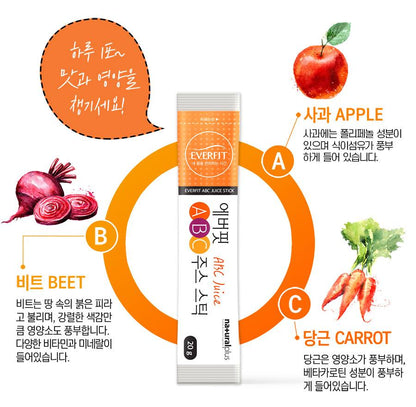 Natural Plus Ever fit ABC Juice Sticks Health supplement food Vitamin