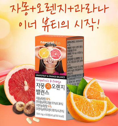 Natural Plus Ever fit Grapefruit & Orange Balance Inner beauty Health