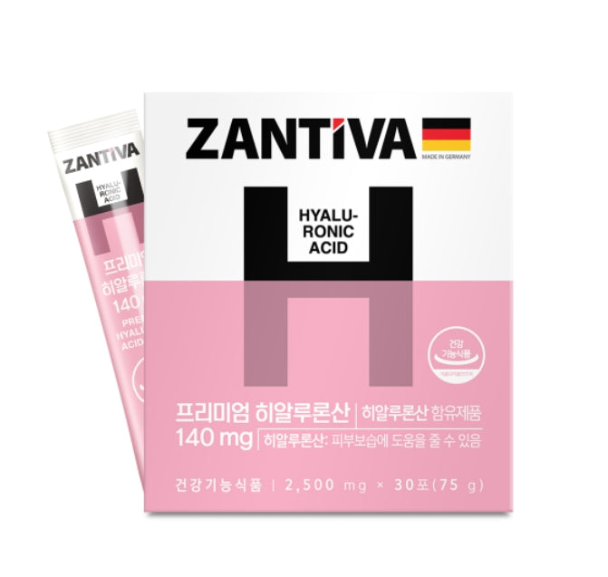 Naturalplus Zantiva Hyaluronic Acid 30 sachets Dry Skincare Supplements Moisture Collagen Inner Beauty Elastin