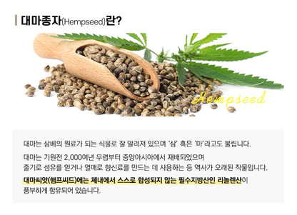 Naturalize Flaxseed Hemp Seed Oil 180 Capsules Health Supplements Fatty Acid Support