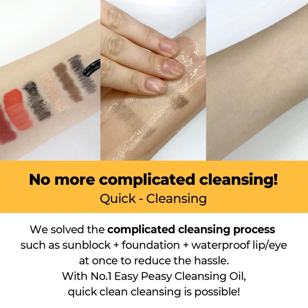 NUMBUZIN No.1 Easy Peasy Cleansing Oil 200ml Pore Sebum Deep Facial Cleanser Moisture Beauty Cosmetics Blackheads
