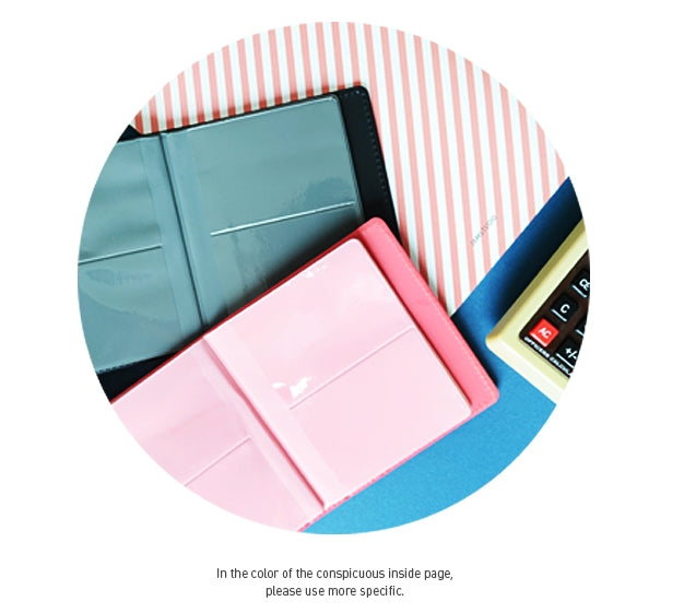LOVELYBORN Ribbon Mini Albums Photo Picture Name Card Holders Cases