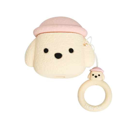 Teddy Dog Airpods Case Cute Animal Poodle Protection Apple Couple Item