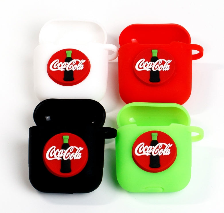 Drink Soda AirPods Case Coca Cola Neon Green For Apple Earphone Case