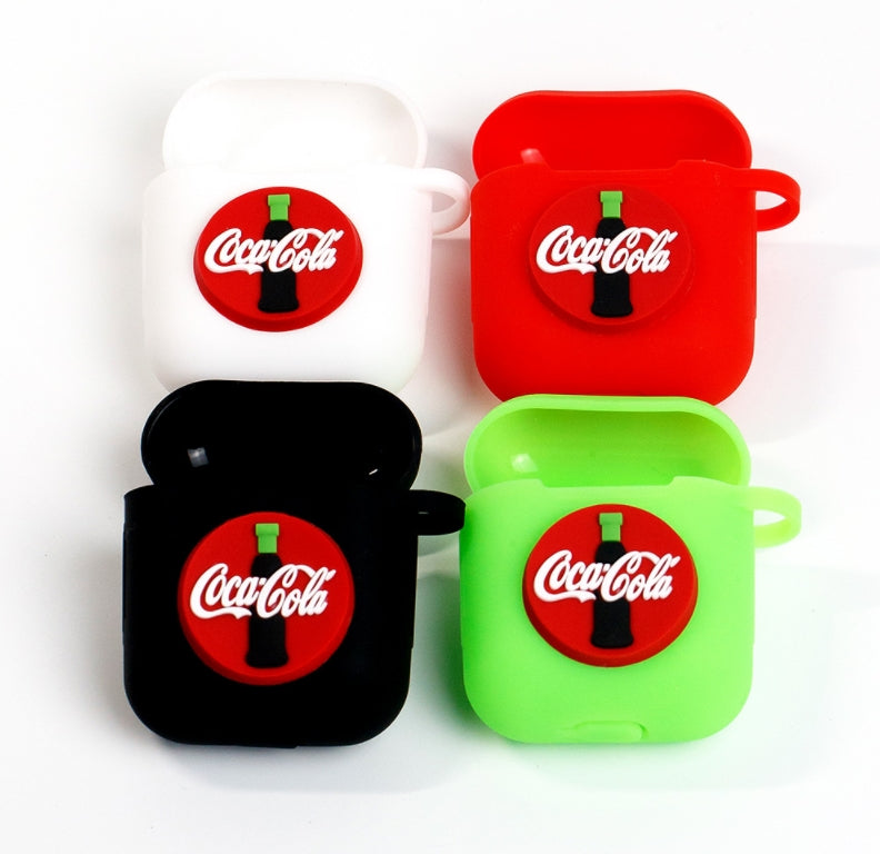 Drink Soda AirPods Case Coca Cola Red Apple Bluetooth Earphone Case
