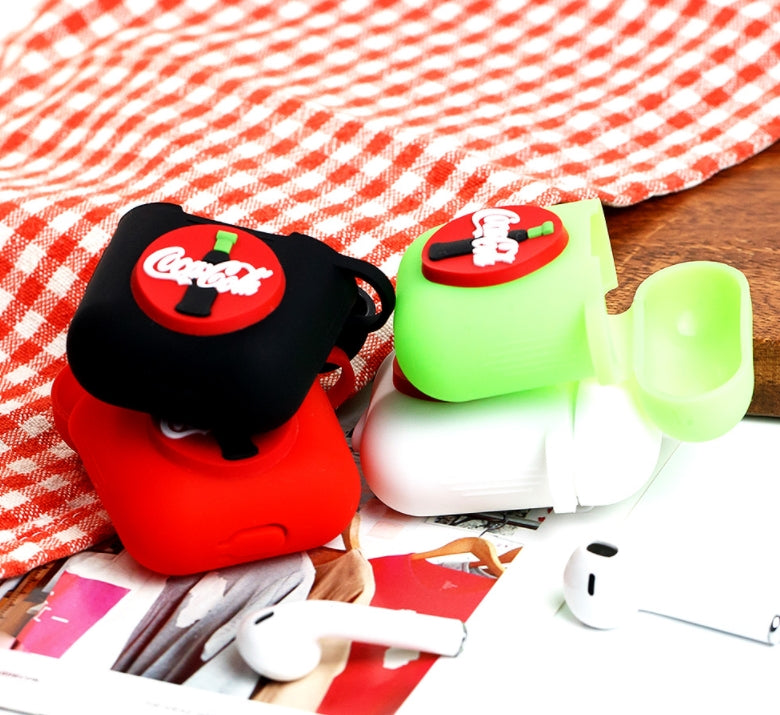 Drink Soda AirPods Case Coca Cola Red Apple Bluetooth Earphone Case