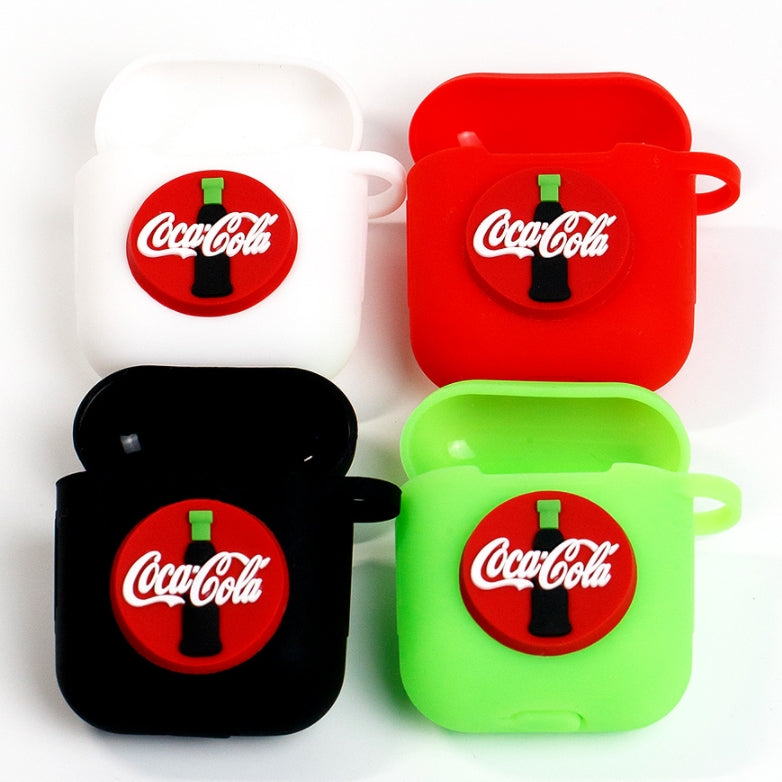 Drink Soda AirPods Case Coca Cola White Apple Bluetooth Earphone Case