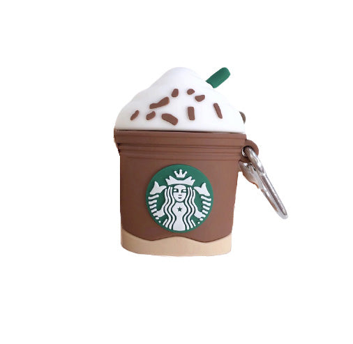 Starbucks Coffee AirPods Protective Cover Case For Apple Silicone Hot