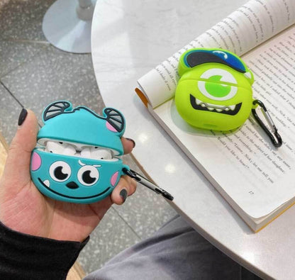Monsters Inc Sullivan AirPods Protective Cover Case For Apple Silicone