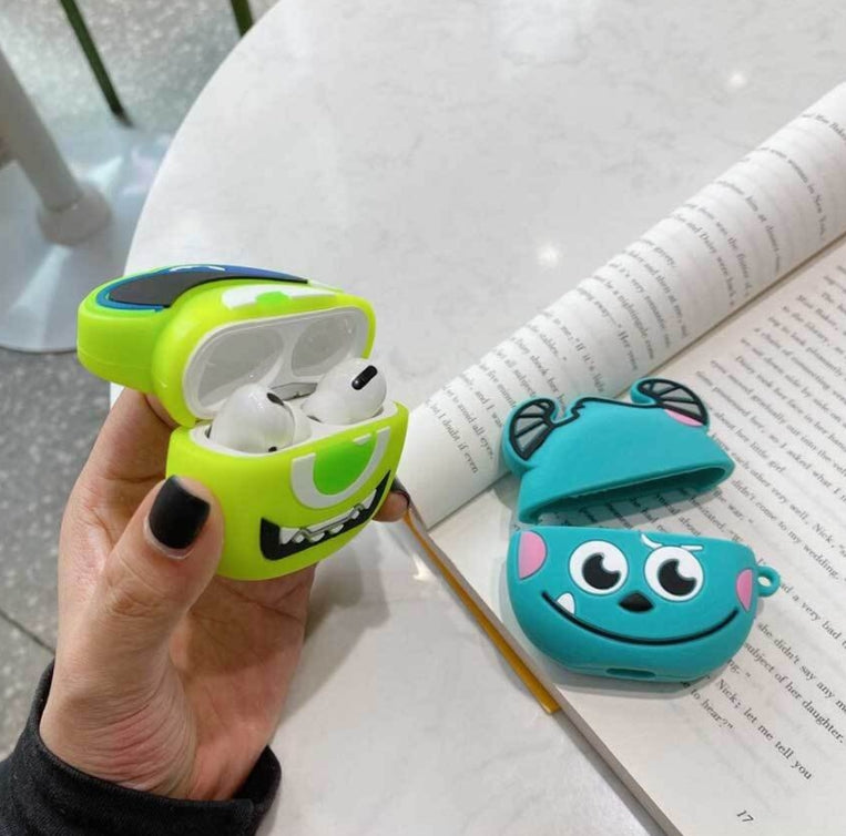 Monsters Inc Sullivan AirPods Protective Cover Case For Apple Silicone