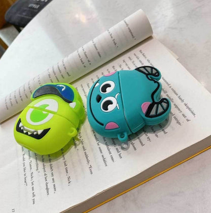 Monsters Inc Sullivan AirPods Protective Cover Case For Apple Silicone