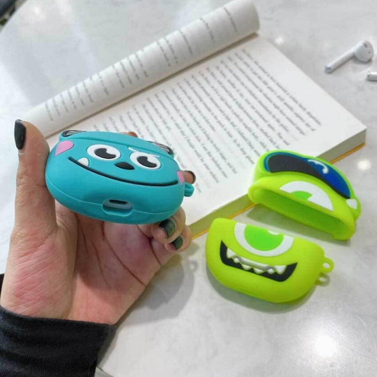 Monsters Inc Sullivan AirPods Protective Cover Case For Apple Silicone