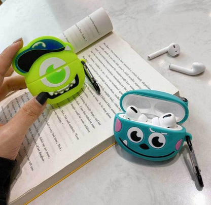 Monsters Inc Sullivan AirPods Protective Cover Case For Apple Silicone
