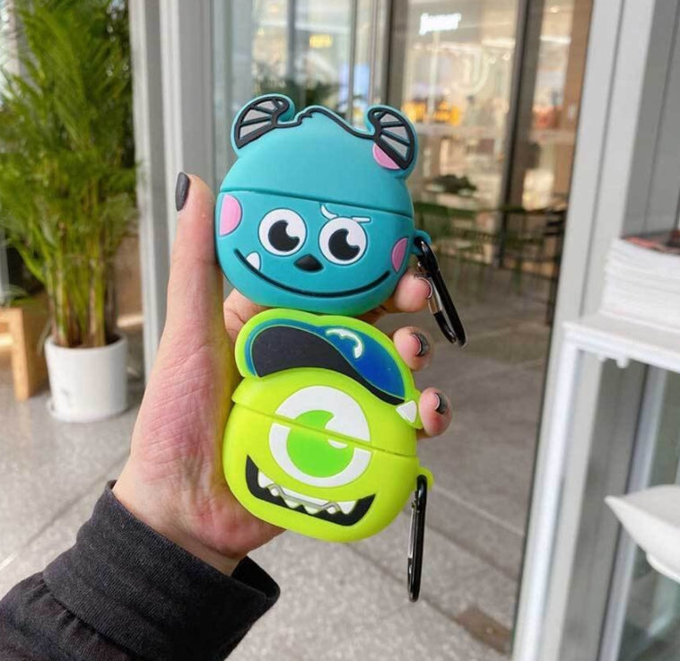 Monsters Inc Sullivan AirPods Protective Cover Case For Apple Silicone