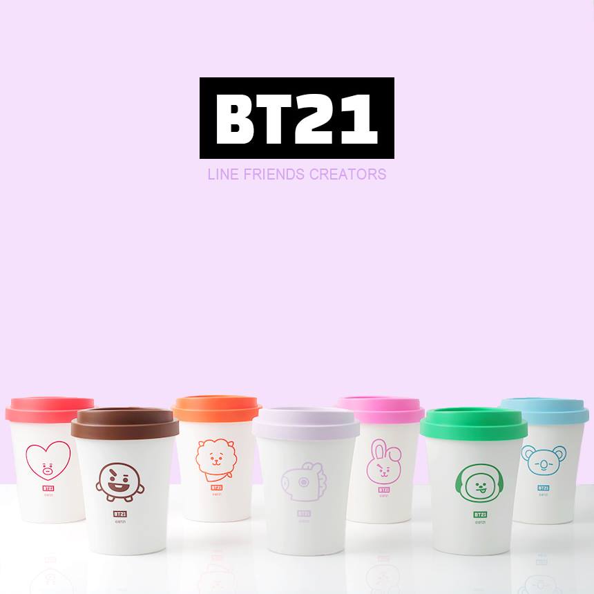BT21 Swing Mini Bins Waste basket Trash can Home Kpop Accessories