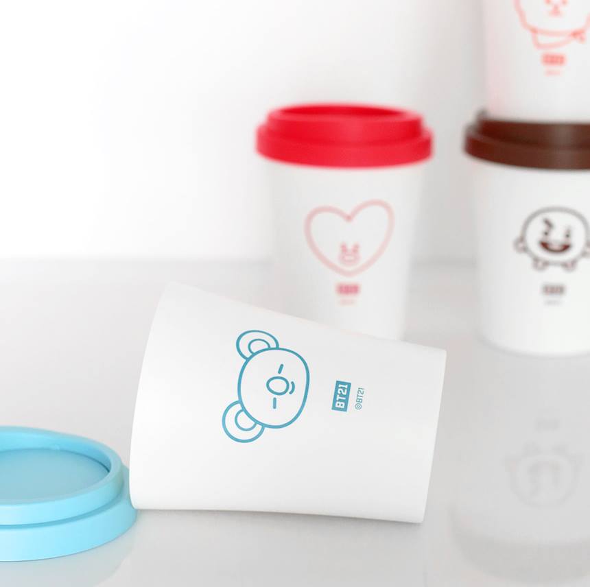 BT21 Swing Mini Bins Waste basket Trash can Home Kpop Accessories