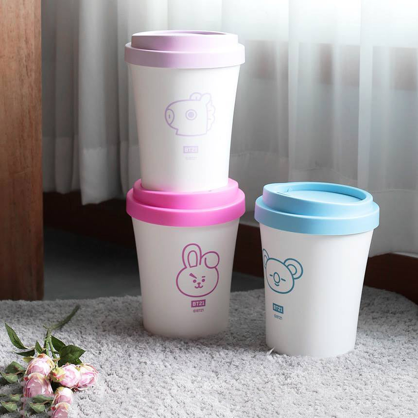 BT21 Swing Mini Bins Waste basket Trash can Home Kpop Accessories
