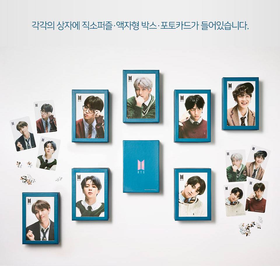 BTS Goods Photo Jigsaw Puzzle 108PCS V Kpop Made in Korea