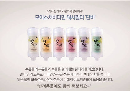 Vitamin Shower Head Filter Lavender Scent Bathroom Wash Rust