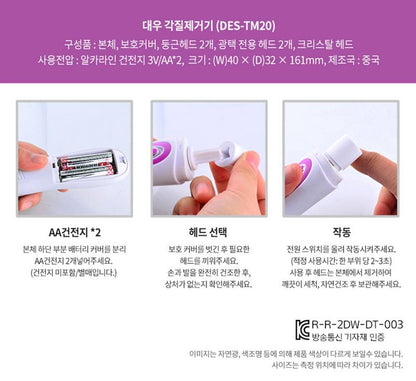 DAEWOO Nail Care Device Fingernail Claw Exfoliation Theorem Beauty