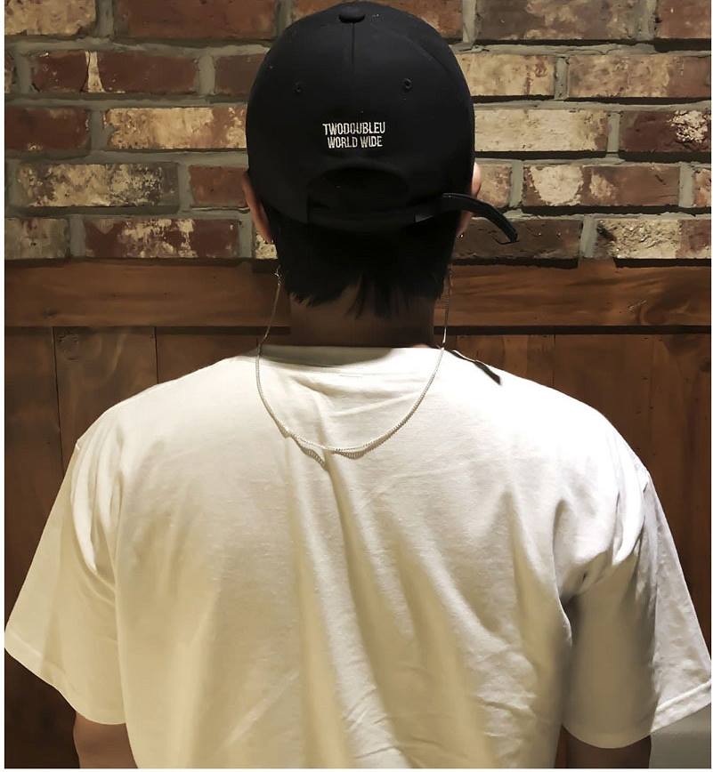 Silver 925 Face Masks Necklace Chain Jewelry Unisex Accessories