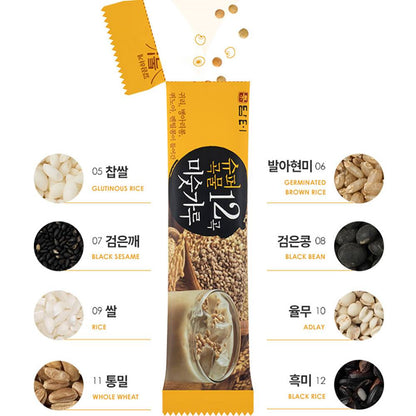 DAMTUH Korean Roasted 12 Super Grains Mixed Powder Misugaru Foods