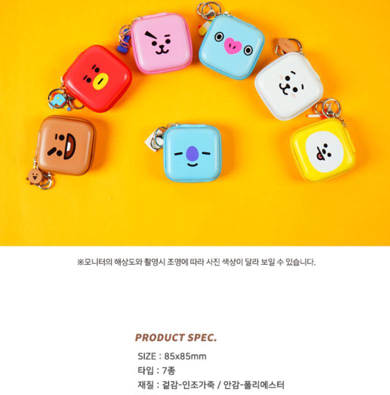 BT21 AirPods Pouch Earphones BTS Goods Cell phone Accessories