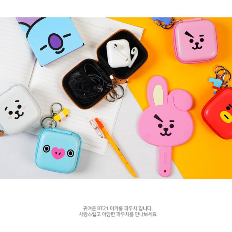 BT21 AirPods Pouch Earphones BTS Goods Cell phone Accessories