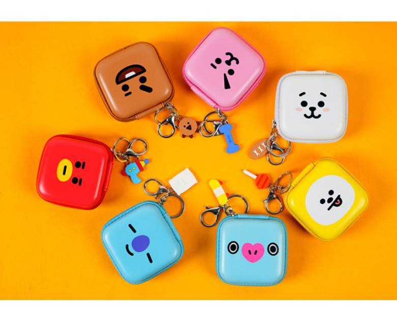 BT21 AirPods Pouch Earphones BTS Goods Cell phone Accessories