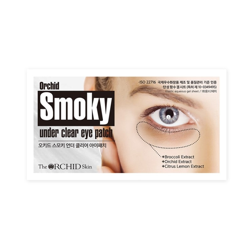 The Orchid Skin Smoky Under Clear Eye Patches 2.3gx10 Pcs Pads Masks