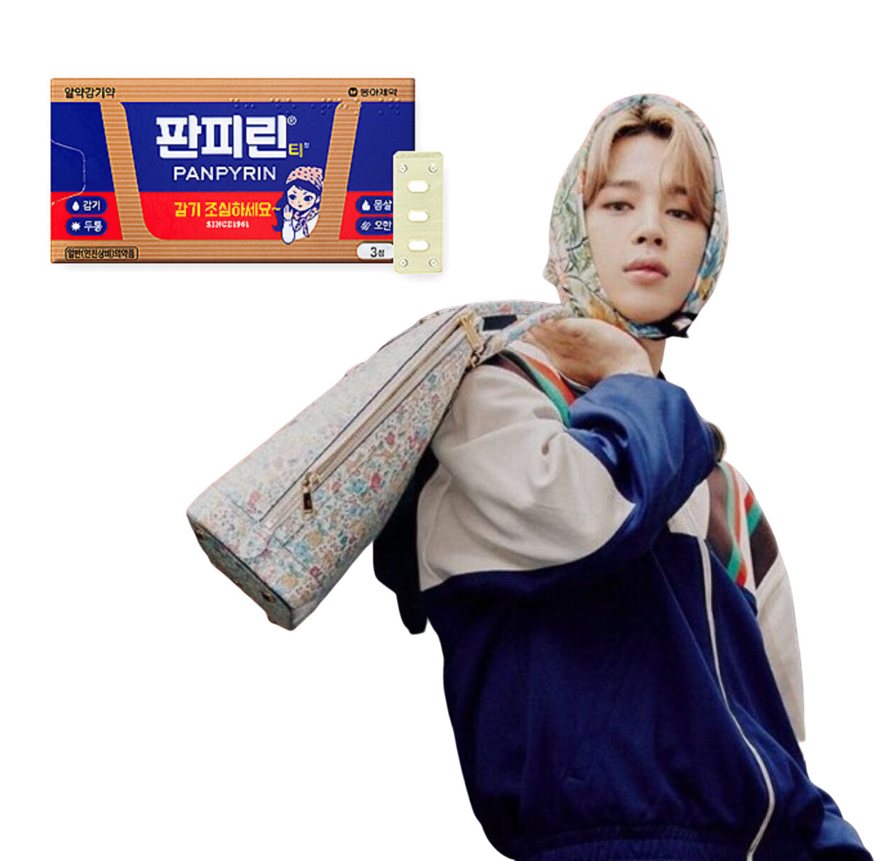 Dong-A Panpyrin-T Tablets Cough Medicine Cold Sick Headache Chills BTS Jimin ad Love Product Health Supplements Foods Korean Best Selling No.1 Products