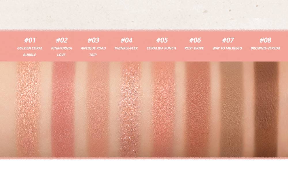 PERIPERA All Take Mood Palette 6.8g Makeup Tools Beauty Cosmetics