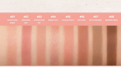 PERIPERA All Take Mood Palette 6.8g Makeup Tools Beauty Cosmetics