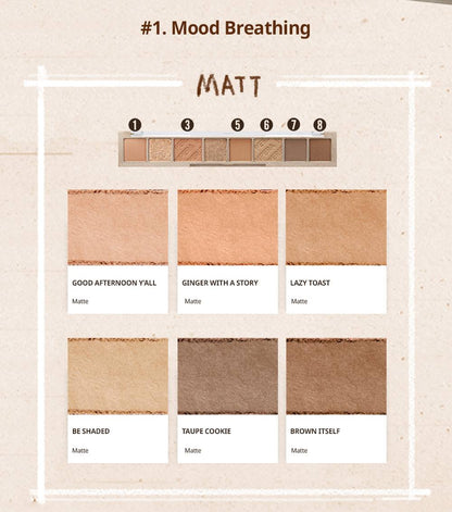 PERIPERA All Take Mood Palette 6.8g Makeup Tools Beauty Cosmetics