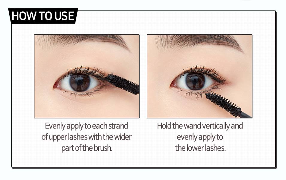 PERIPERA Ink Black Cara 8g Eye Cosmetics Beauty Womens Makeup Tools